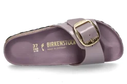 Damen Birkenstock Pantolette MADRID SCHMAL BIG BUCKLE- high shine faded purple
