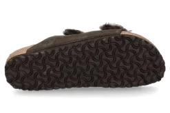 Damen Birkenstock Pantolette schmal gefüttert ARIZONA MOCCA