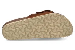 Damen Birkenstock Pantolette SCHMAL MADRID BIG BUCKLE COGNAC (38)