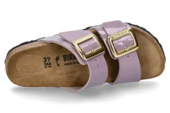 Damen Birkenstock Pantolette SYDNEY CUSHION BUCKLE BIRKO-FLOR- patent faded purple
