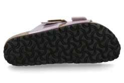 Damen Birkenstock Pantolette SYDNEY CUSHION BUCKLE BIRKO-FLOR- patent faded purple