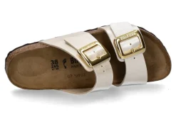 Damen Birkenstock Pantolette SYDNEY CUSHION BUCKLE- graceful pearl white