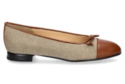 Damen Brunate Ballerina FLEX NAPPA CANVAS- brandy/kasbah