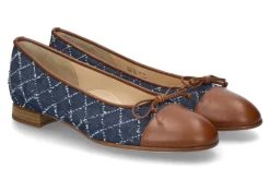 Damen Brunate Ballerina FLEX NAPPA BRANDY GUGLIA DENIM