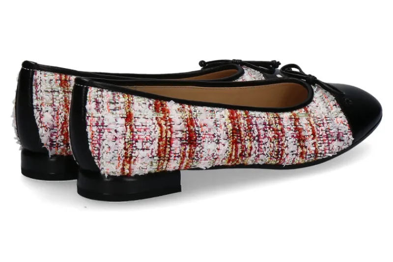 Damen Brunate Ballerina FLEX PERU MULTI PUNTA NERO