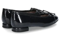 Damen Brunate Ballerina gefüttert PIA SOFTLACK BLU