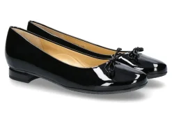 Damen Brunate Ballerina TERRI SOFTLACK NERO (39½)