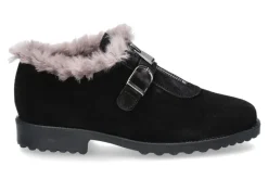 Damen Brunate Halbschuh gefüttert DANY CAMOSCIO NERO (38½)