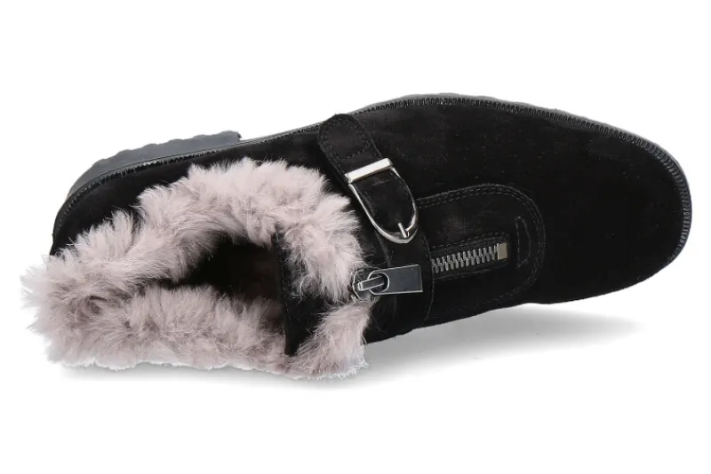 Damen Brunate Halbschuh gefüttert DANY CAMOSCIO NERO (38½)
