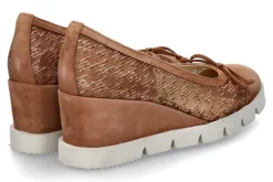 Damen Brunate Keilpumps NABRU CAMOSCIO COTTO POUL- cotto/mittelbraun