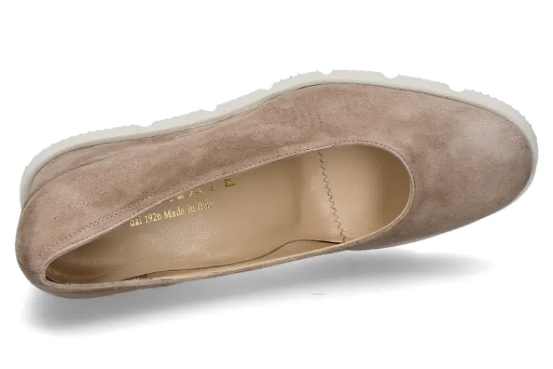 Damen Brunate Keilslipper NABRU CAMOSCIO NUT