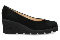 Damen Brunate Keilslipper NEON CAMOSCIO NERO