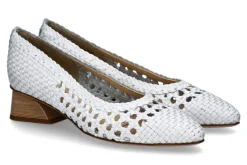 Damen Brunate Pumps FLEX WOVEN- white/weiss