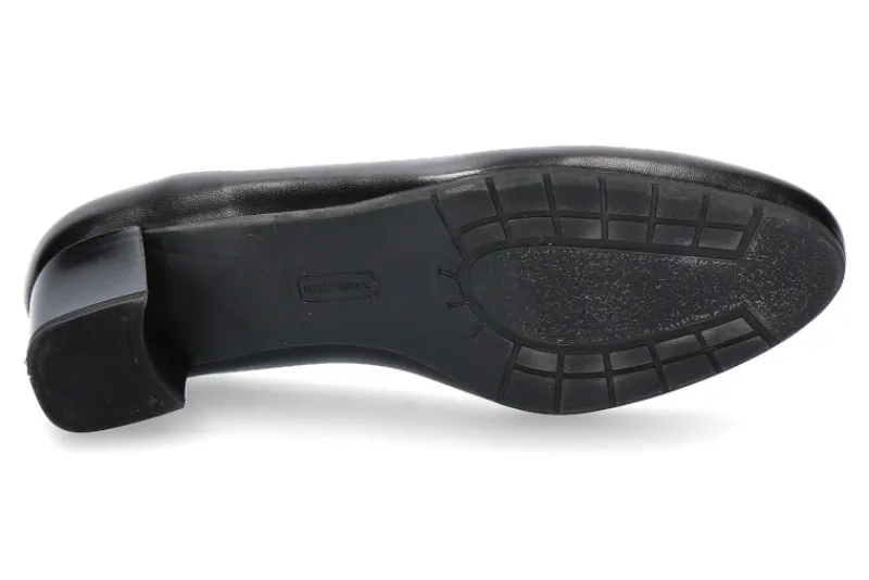 Damen Brunate Pumps gefüttert PIA NAPPA NERO