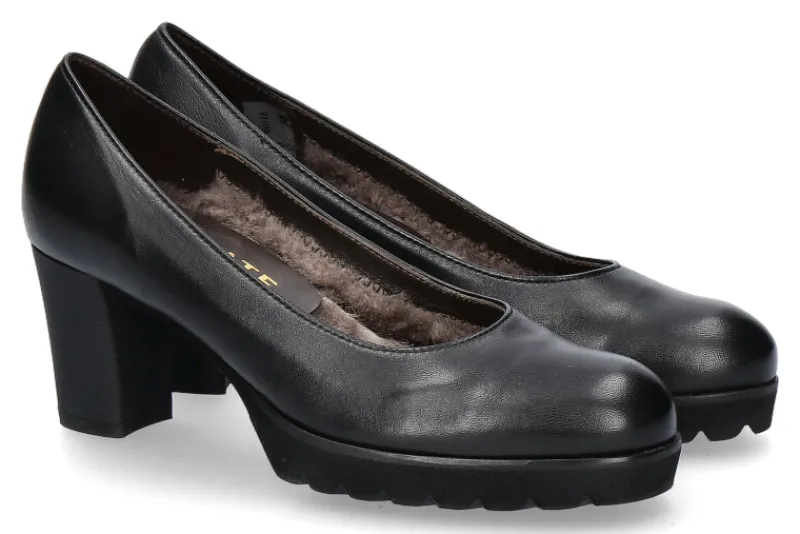 Damen Brunate Pumps gefüttert XENIA NAPPA NERO