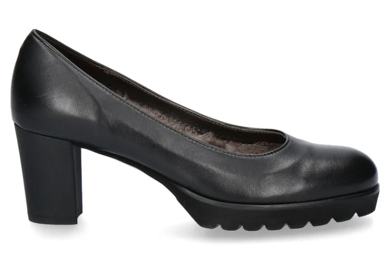Damen Brunate Pumps gefüttert XENIA NAPPA NERO