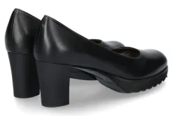 Damen Brunate Pumps gefüttert XENIA NAPPA NERO