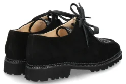 Damen Brunate Schnüschuh HELLEN CAMOSCIO- nero/ schwarz