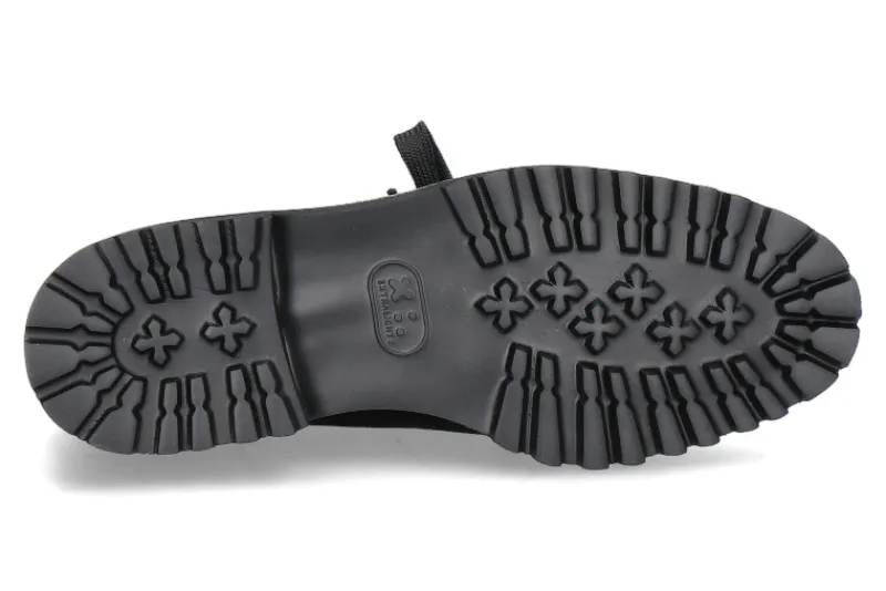 Damen Brunate Schnüschuh HELLEN CAMOSCIO- nero/ schwarz