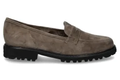 Damen Brunate Slipper gefüttert TANK CAMOSCIO FOREST