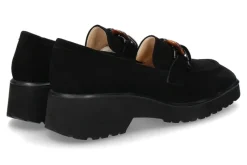Damen Brunate Slipper VERA CAMOSCIO NERO