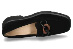 Damen Brunate Slipper VERA CAMOSCIO NERO