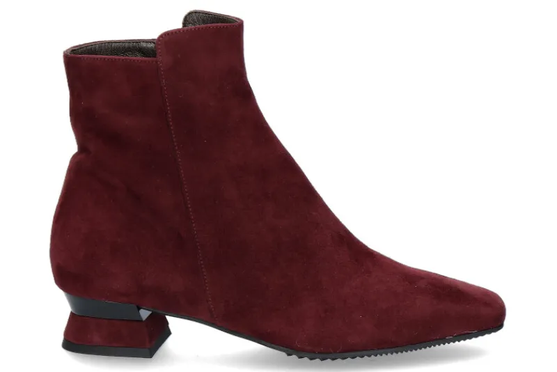 Damen Brunate Stiefelette BIBA CAMOSCIO- bordo