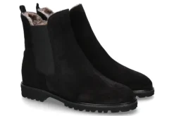 Damen Brunate Stiefelette gefüttert TANK VELOURS SOFTY- schwarz