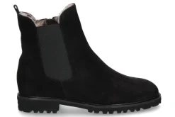 Damen Brunate Stiefelette gefüttert TANK VELOURS SOFTY- schwarz