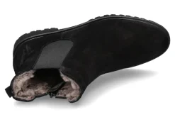 Damen Brunate Stiefelette gefüttert TANK VELOURS SOFTY- schwarz