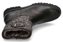 Damen Brunate Stiefelette gefüttert HELLEN EPOQUE NERO BURG TALPA