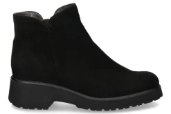 Damen Brunate Stiefelette gefüttert CAMOSCIO NERO AGNELLO (38½)