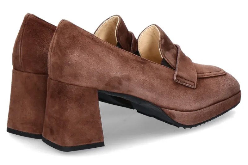 Damen Brunate Trotteur BIBA CAMOSCIO- choco