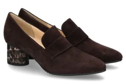 Damen Brunate Trotteur BIBA CAMOSCIO MORO RADI CUOIO (39)