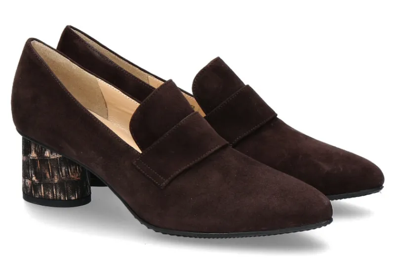 Damen Brunate Trotteur BIBA CAMOSCIO MORO RADI CUOIO (39)