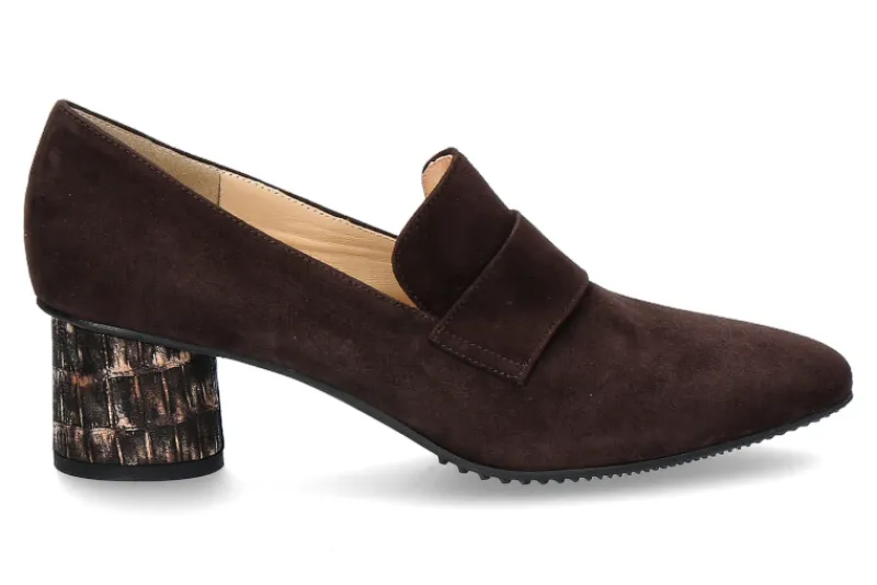 Damen Brunate Trotteur BIBA CAMOSCIO MORO RADI CUOIO (39)