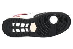 Herren Buscemi Sneaker AIR JON HIGH VITELLO WHITE BLACK RED