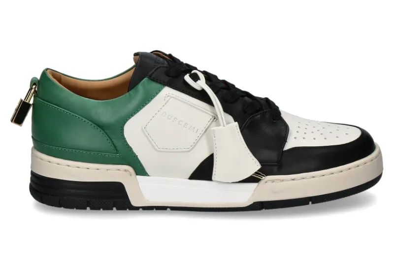 Herren Buscemi Sneaker AIR JON LOW VITELLO BLACK GREEN