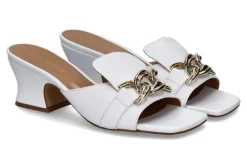Damen CAFEèNOIR Cafè Noir Pantolette NAPPA BIANCO