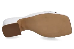 Damen CAFEèNOIR Cafè Noir Pantolette NAPPA BIANCO