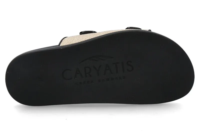 Damen Caryatis Pantolette 68055 CREAM-BLACK