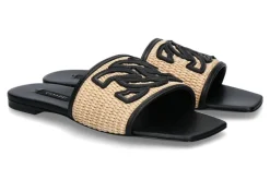 Damen Casadei Pantolette PORTOFINO BAIA TOFFEE NERO