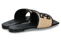 Damen Casadei Pantolette PORTOFINO BAIA TOFFEE NERO