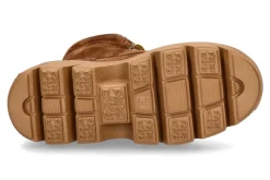 Damen Casadei Plateaubootie NOMAD CAMOSCIO SELLA- mittelbraun