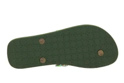 Damen CHANCLAS Zehensteg Sandale ADELA DIAMOND GREEN OLIVE