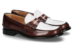 Damen Church's Loafer PEMBREY POLISHED BICOLOR- tabac/white
