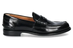 Damen Church's Loafer PEMBREY W 5 POLISHED FUME BLACK