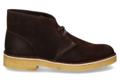 Herren Clarks Originals Schnürer DESSERT BOOT DARK TAN SUEDE