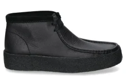 Herren Clarks Originals Schnürer WALLABEE CUP BLACK