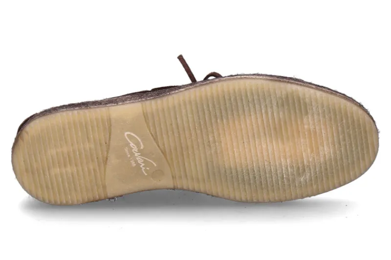 Herren Corvari Herren- Bootsschuh VELOUR 2201- marrone/dunkelbraun